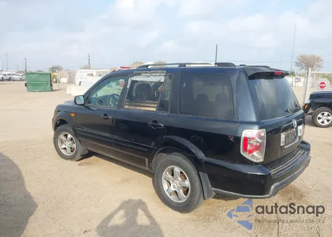 2007 Honda Pilot Ex-L из США, поврежденный, VIN 5FNYF28607B031783